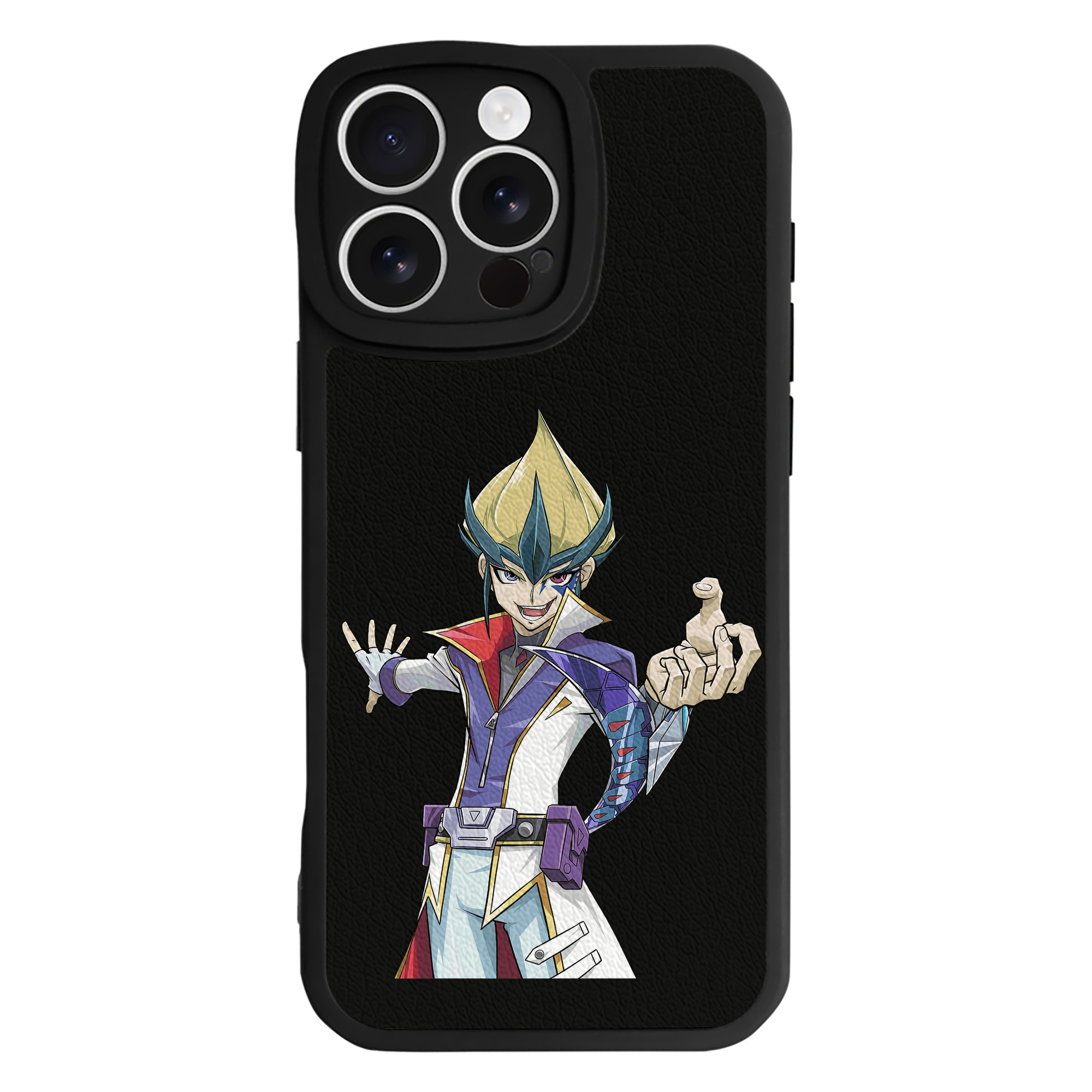 遊☆戯☆王 Yu-Gi-Oh! 【iPhone 16シリーズ対応】シリコンスマホケース（レザー調） 材質：シリコン